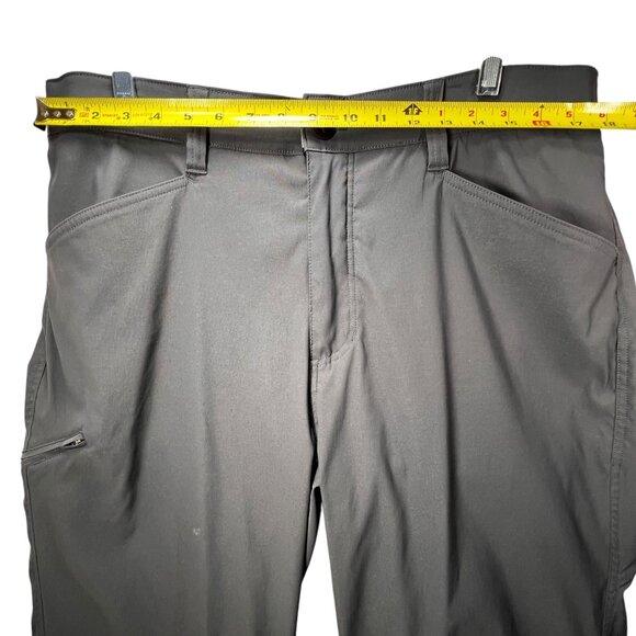 Orvis Mens Gray Nylon Blend Fishing Hiking Pants Zipper Pockets 38x34 - Picture 12 of 13